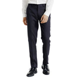 Spodnie do garnituru slim fit - Granatowe