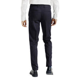 Spodnie do garnituru slim fit - Granatowe