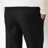 Spodnie garniturowe slim fit - Czarne