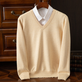 Elegancki Sweter z V-dekoltem