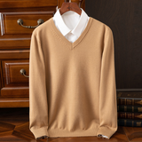 Elegancki Sweter z V-dekoltem