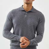 Sweter Polo z Kaszmiru Ponza