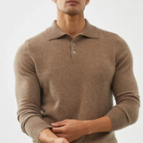 Sweter Polo z Kaszmiru Ponza