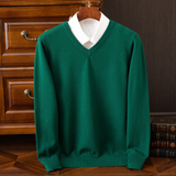 Elegancki Sweter z V-dekoltem