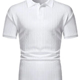 Gianni - polo casual lato z guzikami