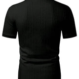 Gianni - polo casual lato z guzikami