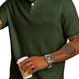 Gianni - polo casual lato z guzikami