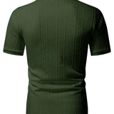 Gianni - polo casual lato z guzikami