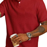 Gianni - polo casual lato z guzikami