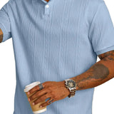 Gianni - polo casual lato z guzikami