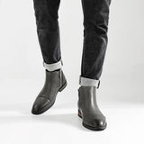 Skórzane Botki Chelsea
