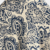 Koszula Vintage z Bawełny z Knapem i Retro Kwiatowym Wzorem Paisley dla Mężczyzn z Krótkim Rękawem