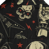 Koszula Hawaijska z Bawełny w Stylu Punk Rock dla Mężczyzn