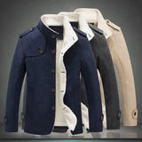 Elegancki Fleece Płaszcz