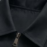 Lekka Twill Kurtka dla Mężczyzn – Ciemnoszara – Regular Fit