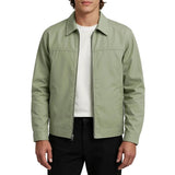 Lekka Twill Kurtka dla Mężczyzn – Groszkowa Zielona – Regular Fit