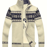 Elegancki Sweter Robiony na Drutach