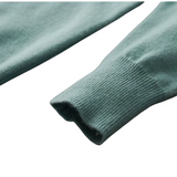 Sweter Wełniany z Dekoltem w Serek