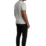Męska T-shirt Slim-Fit w Srebrnym Mgiełce