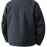 Lekka Twill Kurtka dla Mężczyzn – Ciemnoszara – Regular Fit