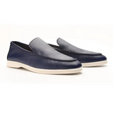 Ko skórzane loafers