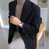 Elegancki Płaszcz Dwurzędowy