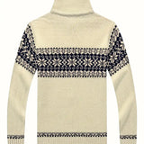 Elegancki Sweter Robiony na Drutach