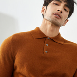 Sweter Polo z Kaszmiru Ponza