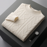 Sweter Kaszmirowy Mizar Wzorzysty