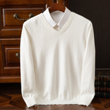 Elegancki Sweter z V-dekoltem