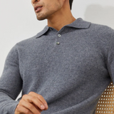 Sweter Polo z Kaszmiru Ponza