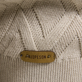 Męski sweter z wzorem w kratę V2