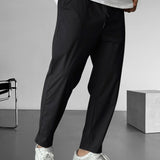 Eleganckie Spodnie Tapered z Troczkami
