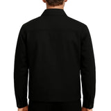 Lekka Twill Kurtka dla Mężczyzn – Czarna – Regular Fit