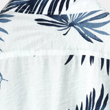 Letnia Koszula Bawełniana z Krótkim Rękawem, Z Guzikami i Kieszenią dla Mężczyzn, Casual, Hawajska