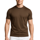 Męska T-Shirt Slim-Fit z Wysokiej Jakości Bawełny