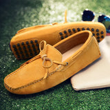 Casual Suede Letnie Mokasyny