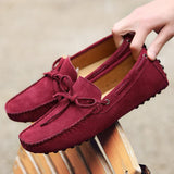 Casual Suede Letnie Mokasyny