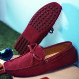 Casual Suede Letnie Mokasyny