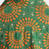 Męska Koszula z Bawełny w Stylu Retro z Lata 70. w Kwiaty, Zielona, na Lato, Plażowa, Boho, Krótki Rękaw