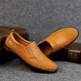 Eleganckie Skórzane Loafers