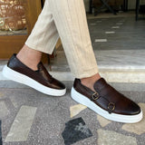 Slip-On Skórzane Loafers