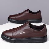 Skórzane Buty Slip-On