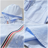 Lniana Bluza z Kapturem