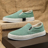 Eleganckie Płócienne Buty Slip-On