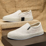 Eleganckie Płócienne Buty Slip-On