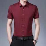 Koszula Krótki Rękaw Business Casual