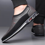 Skórzane Buty Biznesowe Slip-On