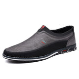 Skórzane Buty Biznesowe Slip-On