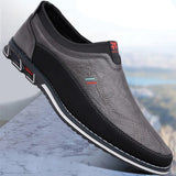 Skórzane Buty Biznesowe Slip-On